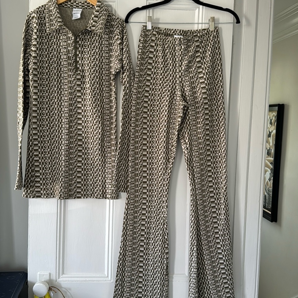 jets frans… for Urban Outfitters Retro pant suit